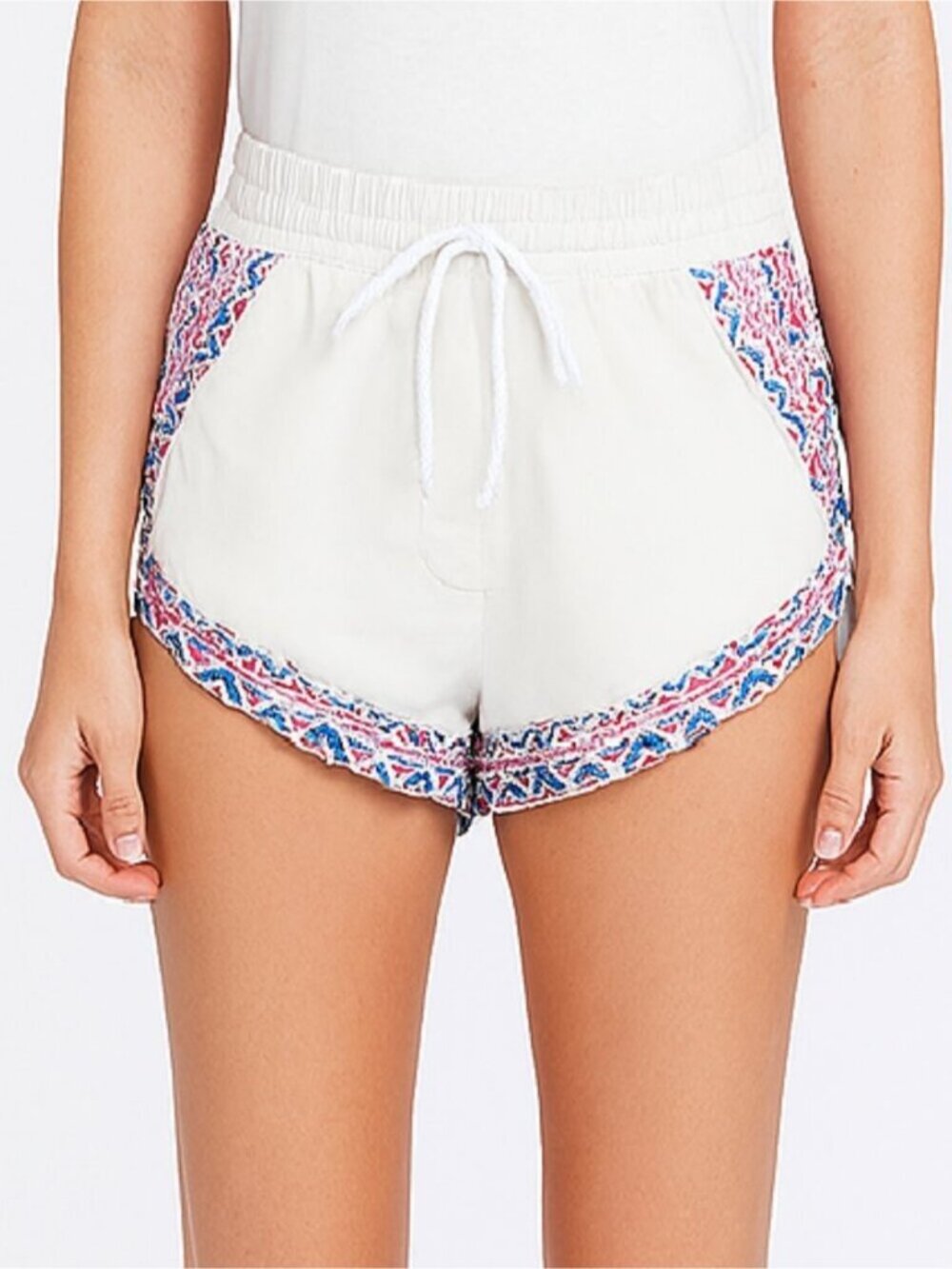 Rococo Sand Paloma Embroidered Shorts Size XS